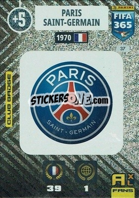 Sticker Club Badge - FIFA 365: 2020-2021. Adrenalyn XL n. 37 - Panini