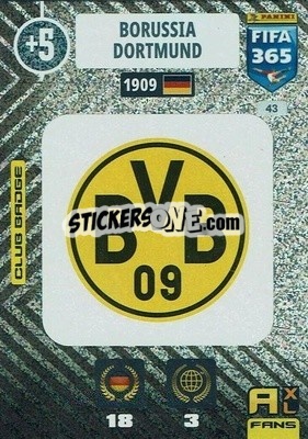 Sticker Club Badge - FIFA 365: 2020-2021. Adrenalyn XL n. 43 - Panini