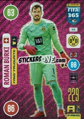 Figurina Roman Bürki - FIFA 365: 2020-2021. Adrenalyn XL - Panini