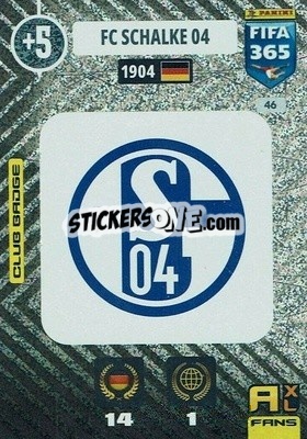 Sticker Club Badge - FIFA 365: 2020-2021. Adrenalyn XL n. 46 - Panini