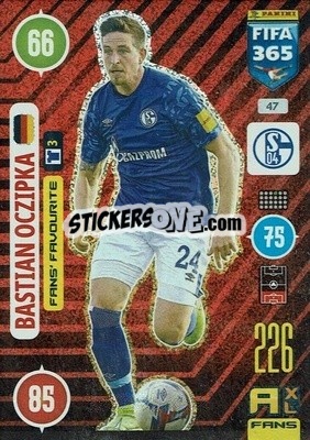 Sticker Bastian Oczipka - FIFA 365: 2020-2021. Adrenalyn XL n. 47 - Panini