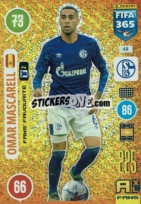 Sticker Omar Mascarell - FIFA 365: 2020-2021. Adrenalyn XL n. 48 - Panini