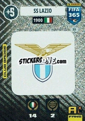 Sticker Club Badge - FIFA 365: 2020-2021. Adrenalyn XL n. 55 - Panini