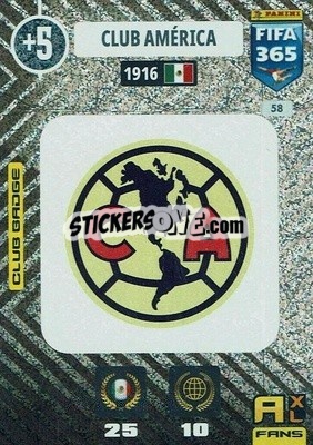 Sticker Club Badge - FIFA 365: 2020-2021. Adrenalyn XL n. 58 - Panini