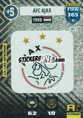 Sticker Club Badge - FIFA 365: 2020-2021. Adrenalyn XL n. 61 - Panini