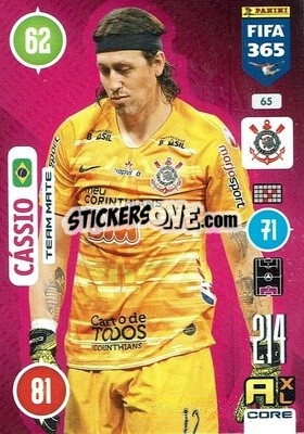 Sticker Cássio - FIFA 365: 2020-2021. Adrenalyn XL n. 65 - Panini