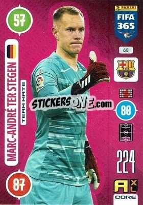 Cromo Marc-André ter Stegen - FIFA 365: 2020-2021. Adrenalyn XL n. 68 - Panini