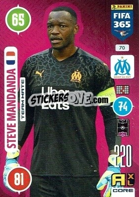 Cromo Steve Mandanda