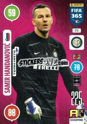 Sticker Samir Handanovic - FIFA 365: 2020-2021. Adrenalyn XL n. 73 - Panini