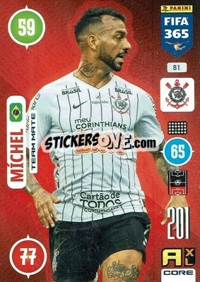 Sticker Michel - FIFA 365: 2020-2021. Adrenalyn XL n. 81 - Panini