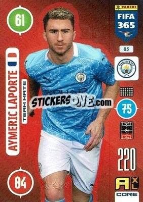 Sticker Aymeric Laporte - FIFA 365: 2020-2021. Adrenalyn XL n. 85 - Panini
