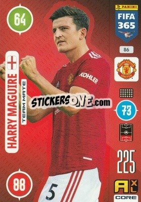 Sticker Harry Maguire - FIFA 365: 2020-2021. Adrenalyn XL n. 86 - Panini