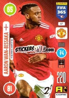 Cromo Aaron Wan-Bissaka - FIFA 365: 2020-2021. Adrenalyn XL - Panini