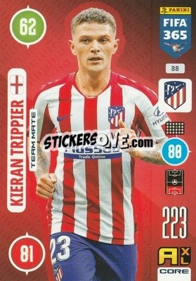 Sticker Kieran Trippier - FIFA 365: 2020-2021. Adrenalyn XL n. 88 - Panini