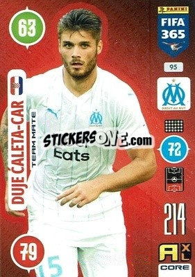 Sticker Duje Caleta-Car - FIFA 365: 2020-2021. Adrenalyn XL n. 95 - Panini
