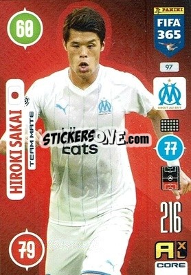 Sticker Hiroki Sakai - FIFA 365: 2020-2021. Adrenalyn XL n. 97 - Panini