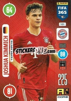 Cromo Joshua Kimmich - FIFA 365: 2020-2021. Adrenalyn XL - Panini