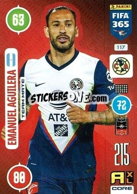 Cromo Emanuel Aguilera - FIFA 365: 2020-2021. Adrenalyn XL n. 117 - Panini