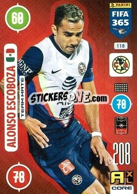 Sticker Alonso Escoboza - FIFA 365: 2020-2021. Adrenalyn XL n. 118 - Panini