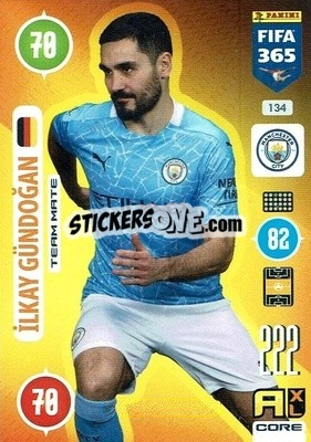 Cromo Ilkay Gündoğan - FIFA 365: 2020-2021. Adrenalyn XL - Panini