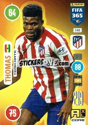 Sticker Thomas - FIFA 365: 2020-2021. Adrenalyn XL n. 145 - Panini