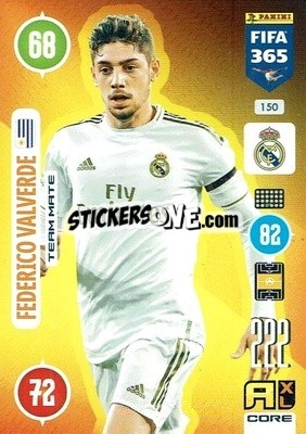 Sticker Federico Valverde - FIFA 365: 2020-2021. Adrenalyn XL n. 150 - Panini
