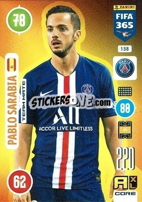 Sticker Pablo Sarabia - FIFA 365: 2020-2021. Adrenalyn XL - Panini