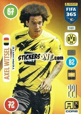 Sticker Axel Witsel - FIFA 365: 2020-2021. Adrenalyn XL n. 162 - Panini