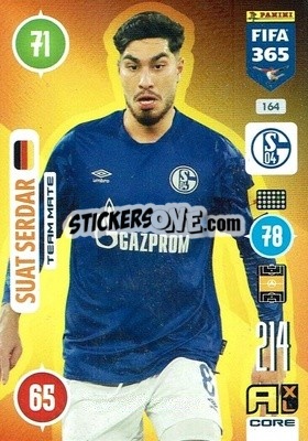 Sticker Suat Serdar - FIFA 365: 2020-2021. Adrenalyn XL n. 164 - Panini