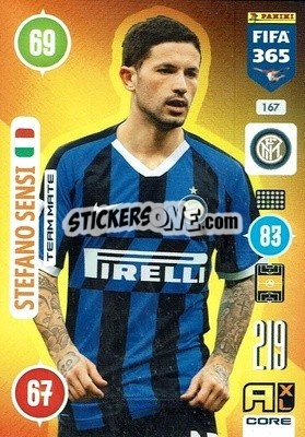 Sticker Stefano Sensi - FIFA 365: 2020-2021. Adrenalyn XL - Panini
