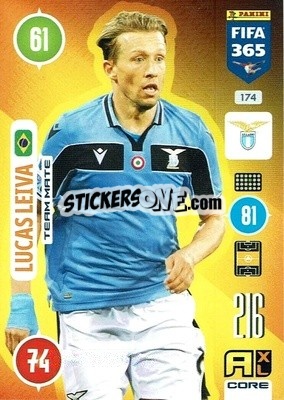 Sticker Lucas Leiva - FIFA 365: 2020-2021. Adrenalyn XL n. 174 - Panini