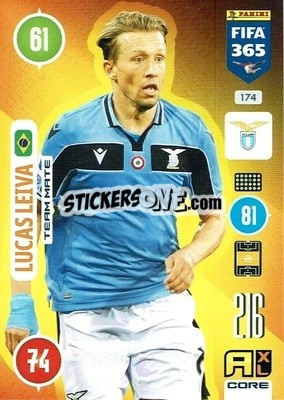 Figurina Lucas Leiva - FIFA 365: 2020-2021. Adrenalyn XL - Panini