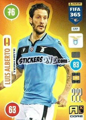 Sticker Luis Alberto - FIFA 365: 2020-2021. Adrenalyn XL n. 177 - Panini