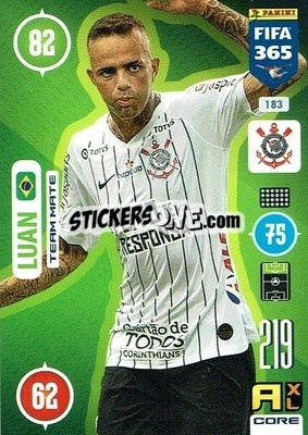 Cromo Luan - FIFA 365: 2020-2021. Adrenalyn XL n. 183 - Panini