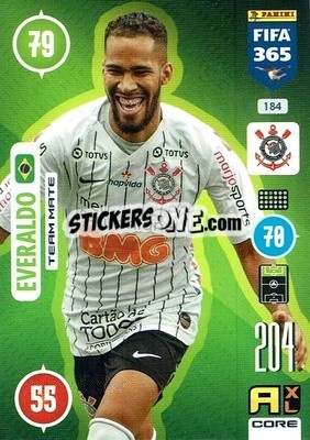 Cromo Everaldo - FIFA 365: 2020-2021. Adrenalyn XL n. 184 - Panini