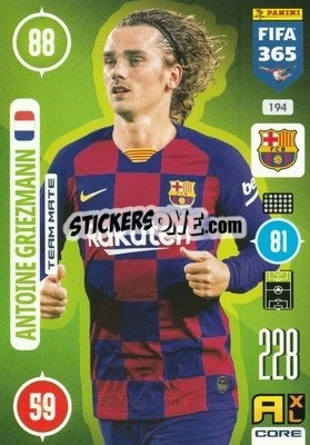 Sticker Antoine Griezmann - FIFA 365: 2020-2021. Adrenalyn XL n. 194 - Panini