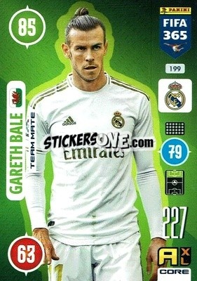 Sticker Gareth Bale - FIFA 365: 2020-2021. Adrenalyn XL n. 199 - Panini