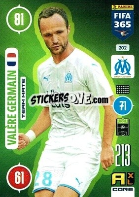 Cromo Valère Germain - FIFA 365: 2020-2021. Adrenalyn XL n. 202 - Panini