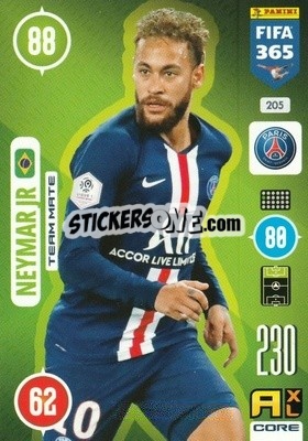 Sticker Neymar Jr - FIFA 365: 2020-2021. Adrenalyn XL n. 205 - Panini