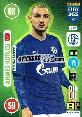 Sticker Ahmed Kutucu - FIFA 365: 2020-2021. Adrenalyn XL n. 212 - Panini