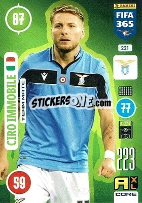 Sticker Ciro Immobile - FIFA 365: 2020-2021. Adrenalyn XL n. 221 - Panini