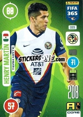 Sticker Henry Martin - FIFA 365: 2020-2021. Adrenalyn XL n. 222 - Panini