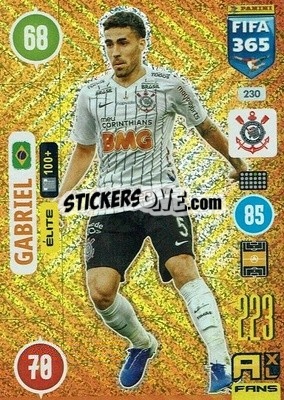 Sticker Gabriel - FIFA 365: 2020-2021. Adrenalyn XL - Panini