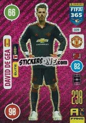 Sticker David De Gea - FIFA 365: 2020-2021. Adrenalyn XL n. 239 - Panini