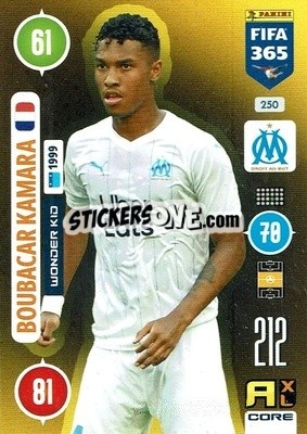 Sticker Boubacar Kamara - FIFA 365: 2020-2021. Adrenalyn XL n. 250 - Panini