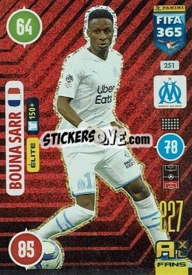 Sticker Bouna Sarr - FIFA 365: 2020-2021. Adrenalyn XL n. 251 - Panini