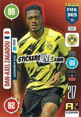 Sticker Dan-Axel Zagadou - FIFA 365: 2020-2021. Adrenalyn XL - Panini