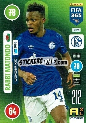 Figurina Rabbi Matondo - FIFA 365: 2020-2021. Adrenalyn XL - Panini