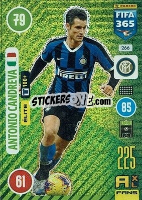 Sticker Antonio Candreva - FIFA 365: 2020-2021. Adrenalyn XL n. 266 - Panini