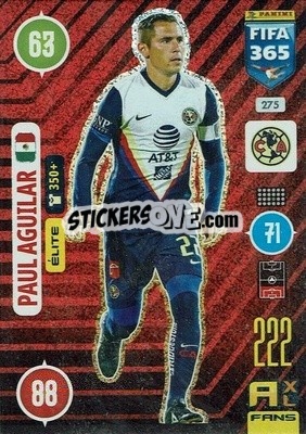 Sticker Paul Aguilar - FIFA 365: 2020-2021. Adrenalyn XL - Panini